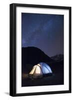 Camping at Jangothang along the Laya-Gasa trek in Bhutan, Asia-Alex Treadway-Framed Photographic Print