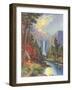 Camping by a Mountain Stream-null-Framed Giclee Print