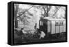 Camping Caravan Holiday-null-Framed Stretched Canvas