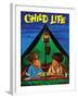 Camping - Child Life, August 1971-Joy Friedman-Framed Giclee Print