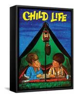 Camping - Child Life, August 1971-Joy Friedman-Framed Stretched Canvas