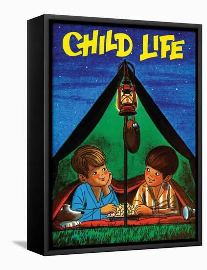 Camping - Child Life, August 1971-Joy Friedman-Framed Stretched Canvas