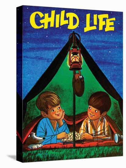 Camping - Child Life, August 1971-Joy Friedman-Stretched Canvas