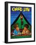 Camping - Child Life, August 1971-Joy Friedman-Framed Premium Giclee Print