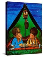 Camping - Child Life-Joy Friedman-Stretched Canvas