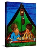 Camping - Child Life-Joy Friedman-Stretched Canvas