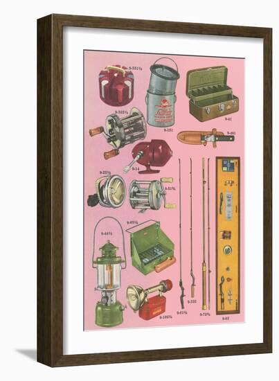 Camping Gear-null-Framed Art Print