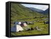 Camping, Glencoe, Highlands, Scotland, United Kingdom-Ken Gillham-Framed Stretched Canvas