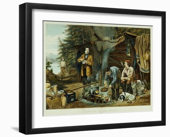 Camping in the Woods, a Good Time Coming, 1863-Mary Cassatt-Framed Giclee Print