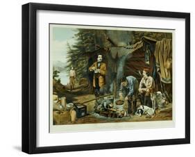 Camping in the Woods, a Good Time Coming, 1863-Mary Cassatt-Framed Giclee Print