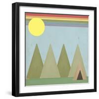 Camping in the Woods-Tammy Kushnir-Framed Giclee Print