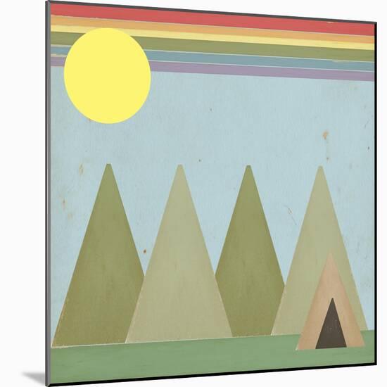 Camping in the Woods-Tammy Kushnir-Mounted Giclee Print