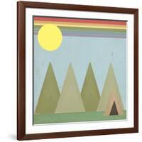 Camping in the Woods-Tammy Kushnir-Framed Giclee Print