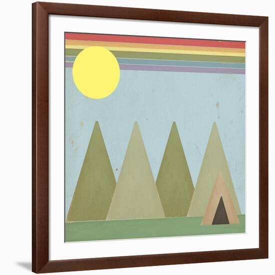 Camping in the Woods-Tammy Kushnir-Framed Giclee Print