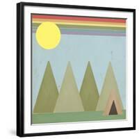 Camping in the Woods-Tammy Kushnir-Framed Giclee Print