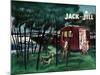 Camping - Jack and Jill, July 1946-Joseph Krush-Mounted Giclee Print