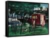 Camping - Jack and Jill, July 1946-Joseph Krush-Framed Stretched Canvas