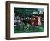 Camping - Jack and Jill, July 1946-Joseph Krush-Framed Premium Giclee Print