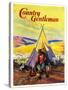 "Camping Near Sheep," Country Gentleman Cover, October 1, 1940-null-Stretched Canvas
