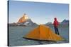 Camping Near the Matterhorn, 4478M, Zermatt, Valais, Swiss Alps, Switzerland, Europe-Christian Kober-Stretched Canvas