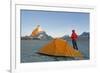 Camping Near the Matterhorn, 4478M, Zermatt, Valais, Swiss Alps, Switzerland, Europe-Christian Kober-Framed Photographic Print