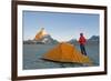 Camping Near the Matterhorn, 4478M, Zermatt, Valais, Swiss Alps, Switzerland, Europe-Christian Kober-Framed Photographic Print