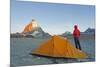 Camping Near the Matterhorn, 4478M, Zermatt, Valais, Swiss Alps, Switzerland, Europe-Christian Kober-Mounted Photographic Print