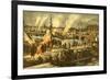 Camping of the Expeditionary Army in Siberia-null-Framed Art Print