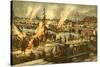 Camping of the Expeditionary Army in Siberia-null-Stretched Canvas