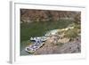 Camping on the Colorado River, Grand Canyon NP, Arizona, USA-Matt Freedman-Framed Photographic Print