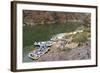 Camping on the Colorado River, Grand Canyon NP, Arizona, USA-Matt Freedman-Framed Photographic Print