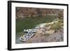 Camping on the Colorado River, Grand Canyon NP, Arizona, USA-Matt Freedman-Framed Photographic Print