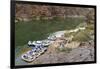 Camping on the Colorado River, Grand Canyon NP, Arizona, USA-Matt Freedman-Framed Photographic Print