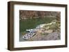 Camping on the Colorado River, Grand Canyon NP, Arizona, USA-Matt Freedman-Framed Photographic Print