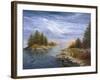 Camping on the Ottawa River-Kevin Dodds-Framed Giclee Print