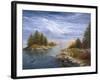 Camping on the Ottawa River-Kevin Dodds-Framed Giclee Print