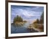 Camping on the Ottawa River-Kevin Dodds-Framed Giclee Print