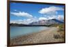 Camping on the shores of Lago Viedma, Argentine Patagonia, Argentina, South America-David Pickford-Framed Photographic Print