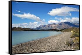 Camping on the shores of Lago Viedma, Argentine Patagonia, Argentina, South America-David Pickford-Framed Stretched Canvas