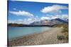 Camping on the shores of Lago Viedma, Argentine Patagonia, Argentina, South America-David Pickford-Stretched Canvas