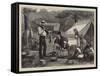 Camping Out in Colorado-Henry Woods-Framed Stretched Canvas