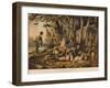 Camping out, Some of the Right Sort, 1856, Nathaniel Currier, Publisher-Mary Cassatt-Framed Giclee Print