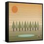 Camping Out-Tammy Kushnir-Framed Stretched Canvas