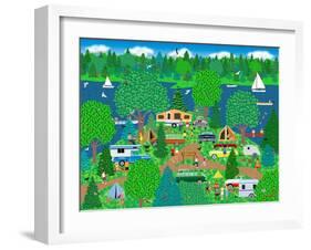 Camping Pleasure-Mark Frost-Framed Giclee Print