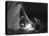 Camping Supper-null-Stretched Canvas