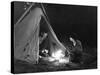 Camping Supper-null-Stretched Canvas