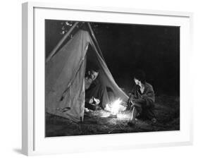 Camping Supper-null-Framed Photographic Print