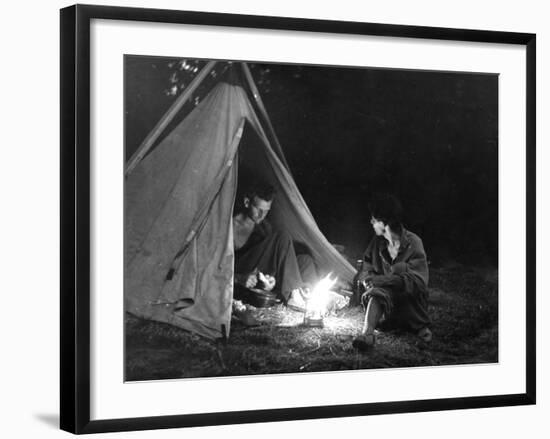 Camping Supper-null-Framed Photographic Print