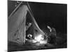 Camping Supper-null-Mounted Photographic Print