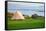 Camping Tent on a Shore in a Morning Light-naumoid-Framed Stretched Canvas